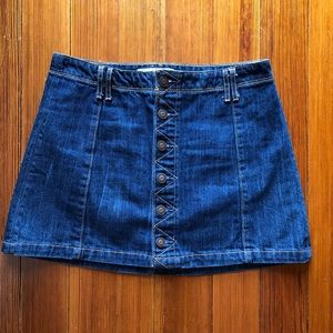 Hollister Button Front Skirt